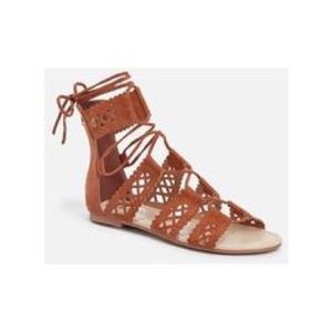 Brown Suede Gladiator Sandals